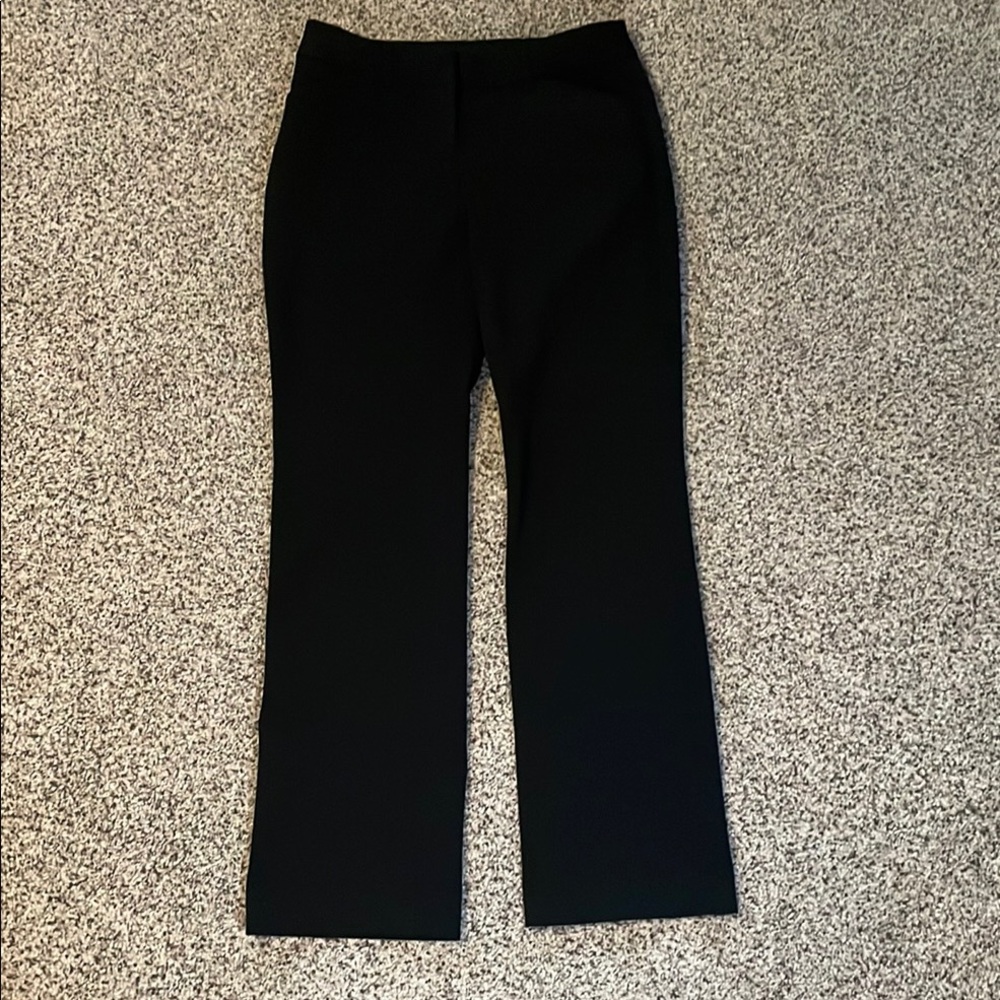 Express editor barely boot, low rise classic stretch Black Trousers size 0